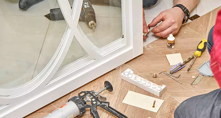 Interior Patio Door Casing Repair in Lakeland, FL